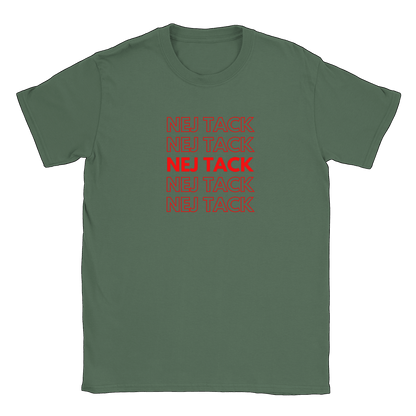 Nej tack - T-shirt Military Green