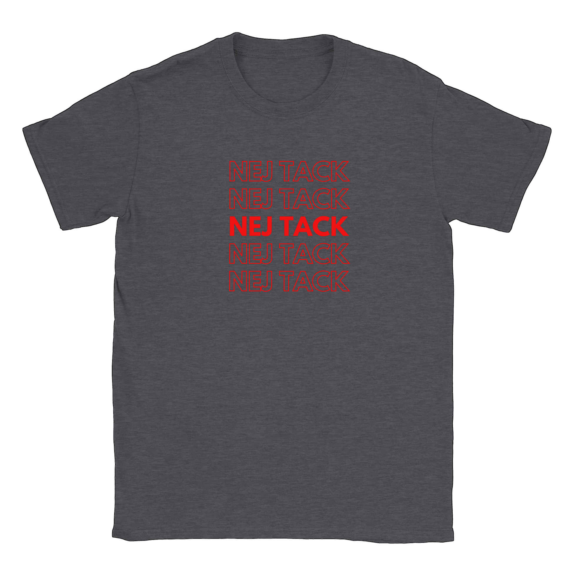 Nej tack - T-shirt Mörk Ljung