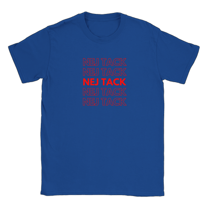 Nej tack - T-shirt Royal