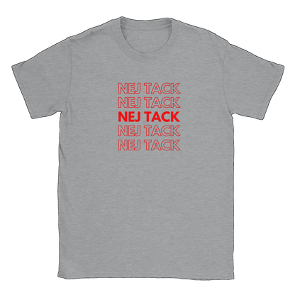 Nej tack - T-shirt Sports Grey