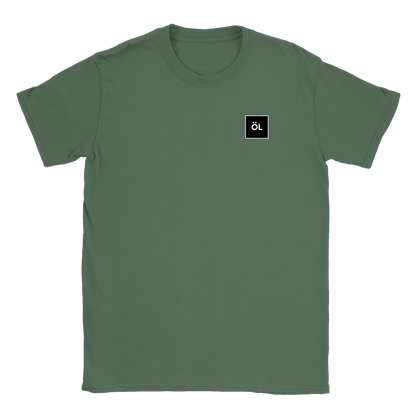 Öl i fyrkant - T-shirt Military Green