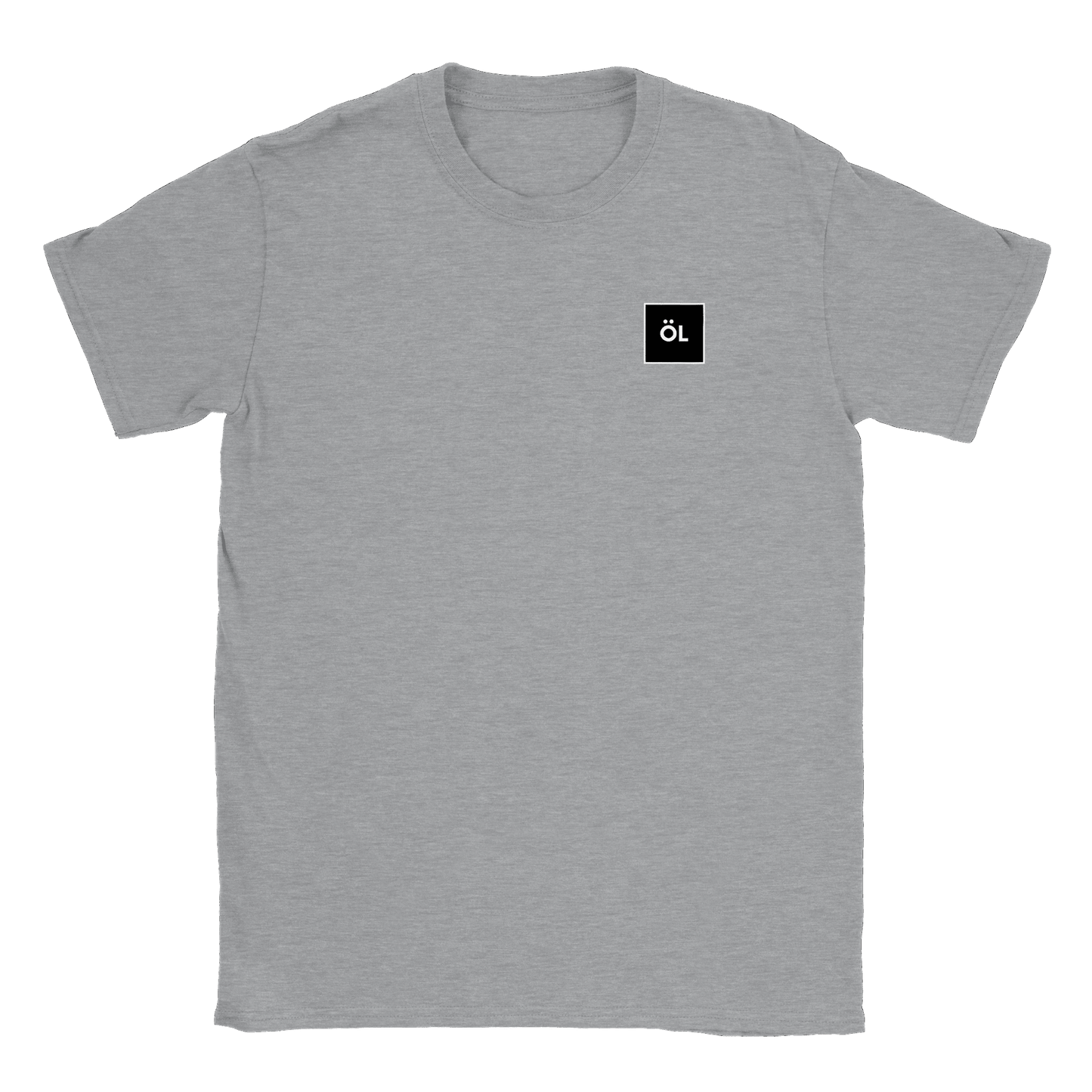 Öl i fyrkant - T-shirt Sports Grey