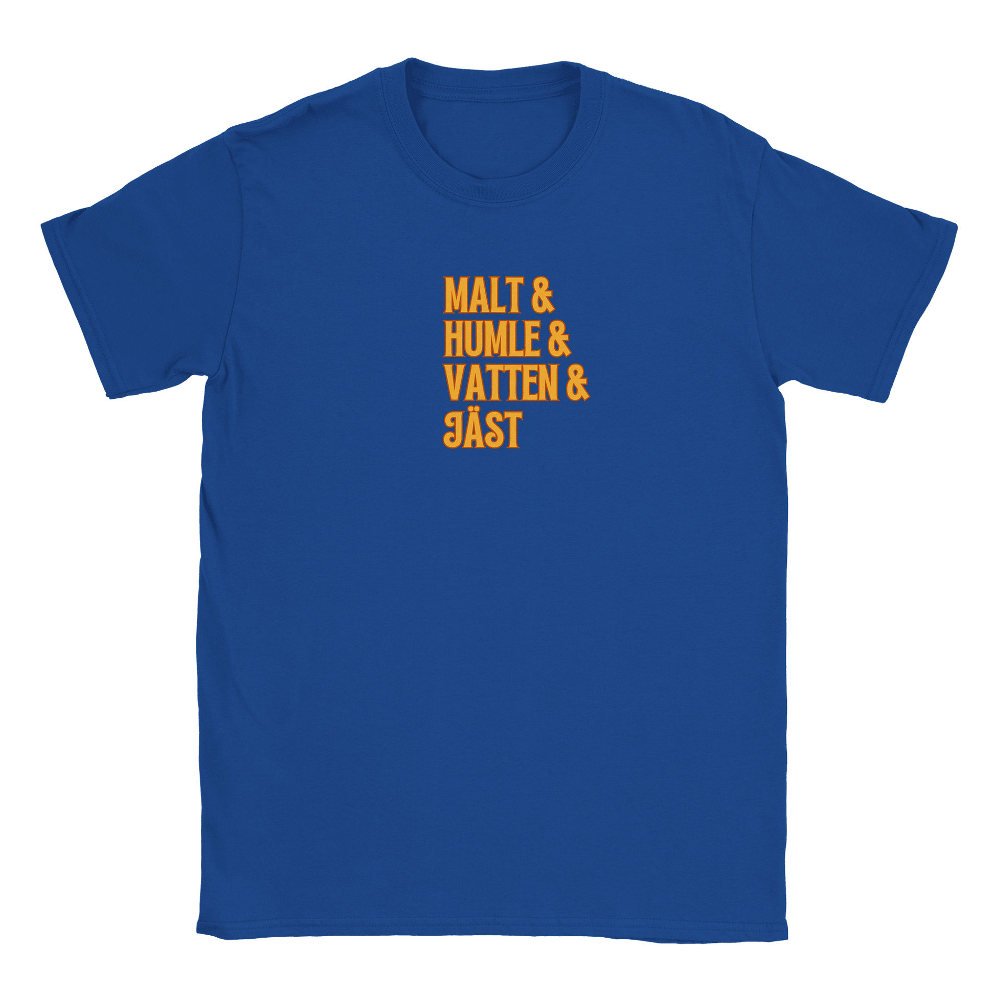 Öl recept - T-shirt Blå