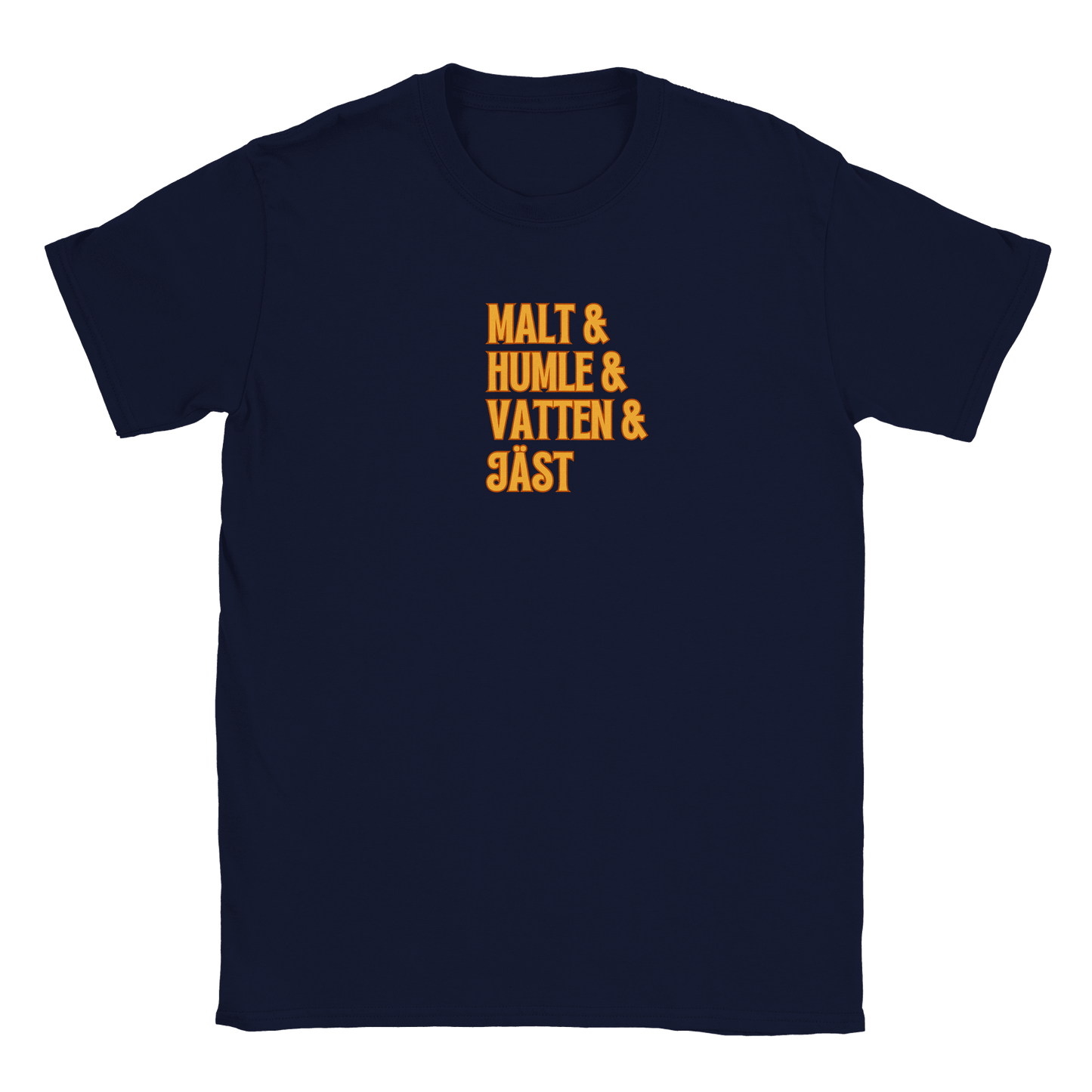 Öl recept - T-shirt Marinblå