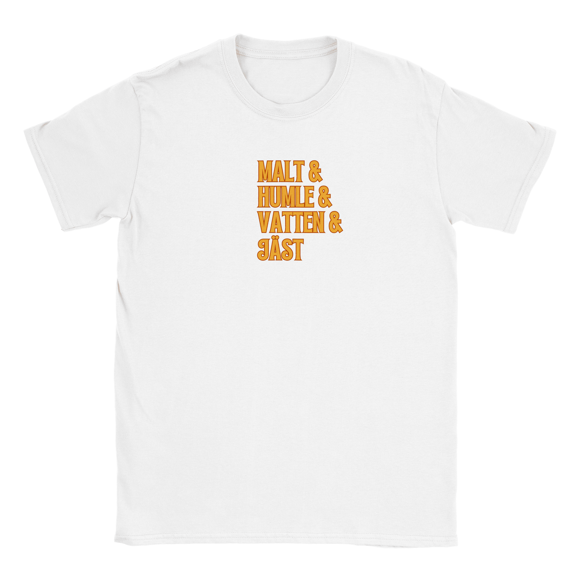 Öl recept - T-shirt Vit