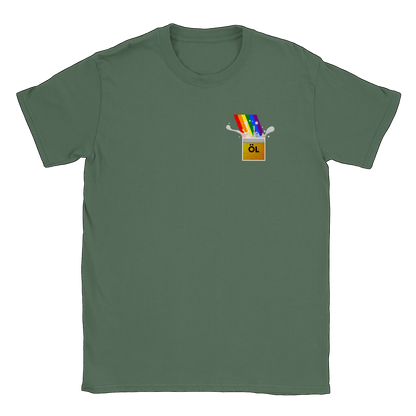 Öl vid regnbågens slut - T-shirt Military Green