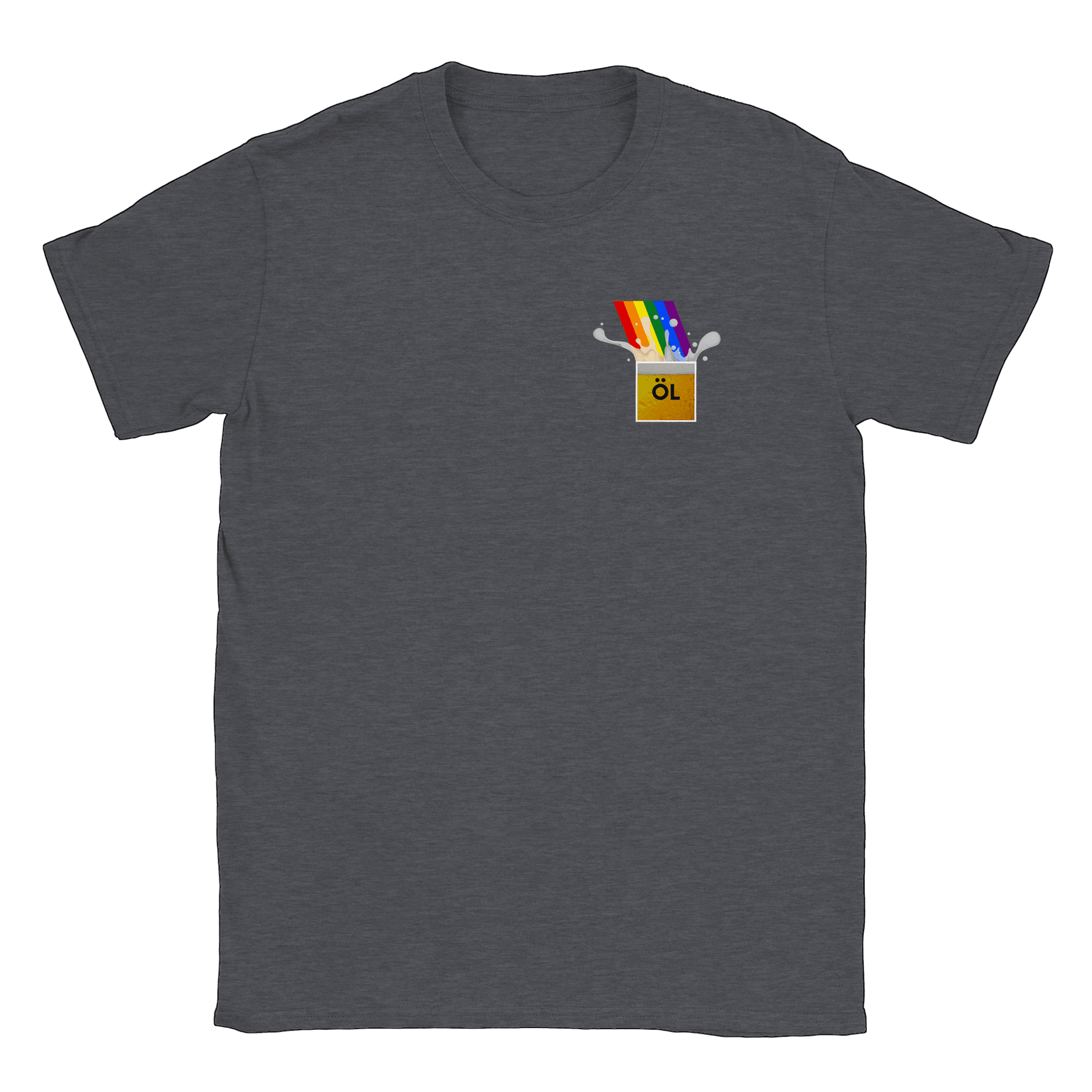 Öl vid regnbågens slut - T-shirt Mörk Ljung