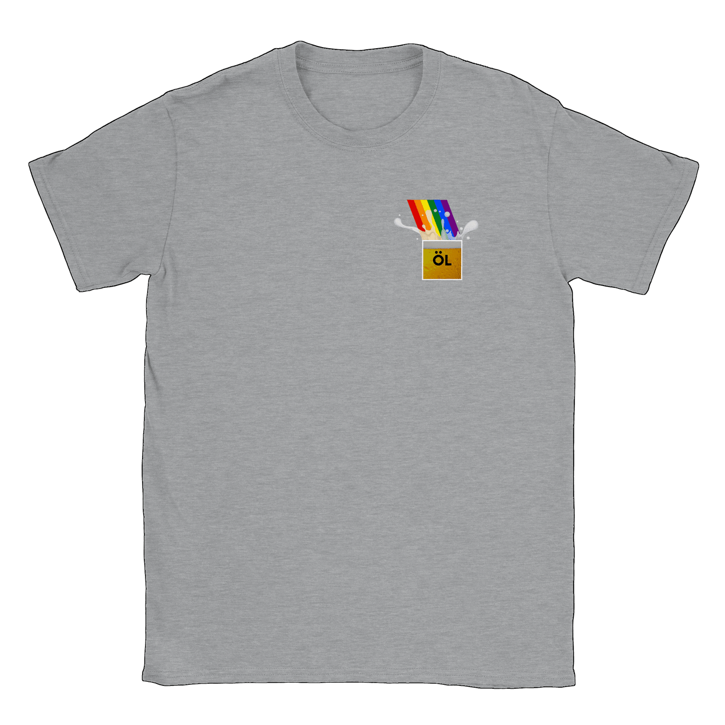 Öl vid regnbågens slut - T-shirt Sports Grey