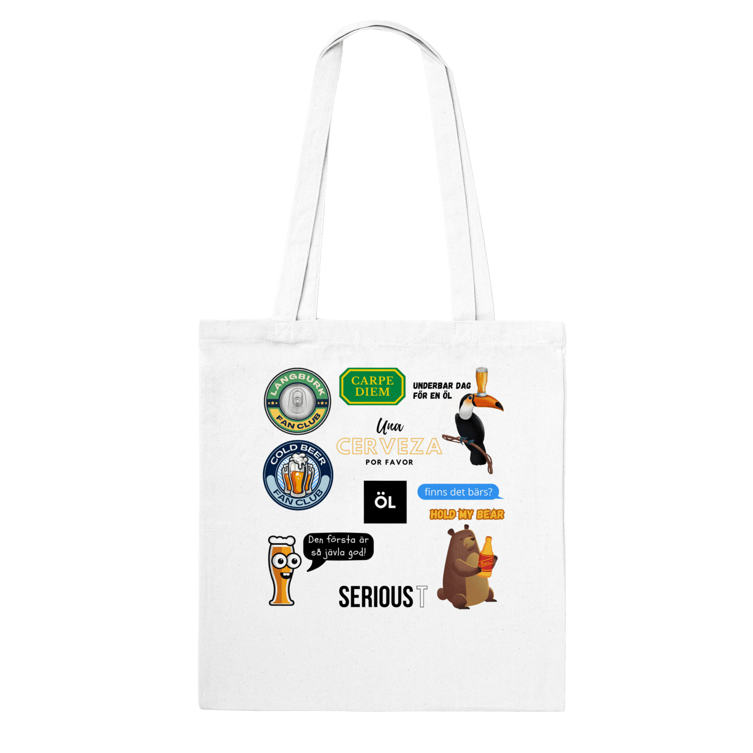 Ölpåsen - Tygpåse Vit