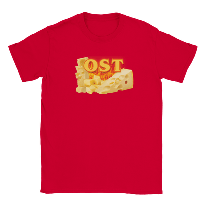 Ost - T-shirt Röd