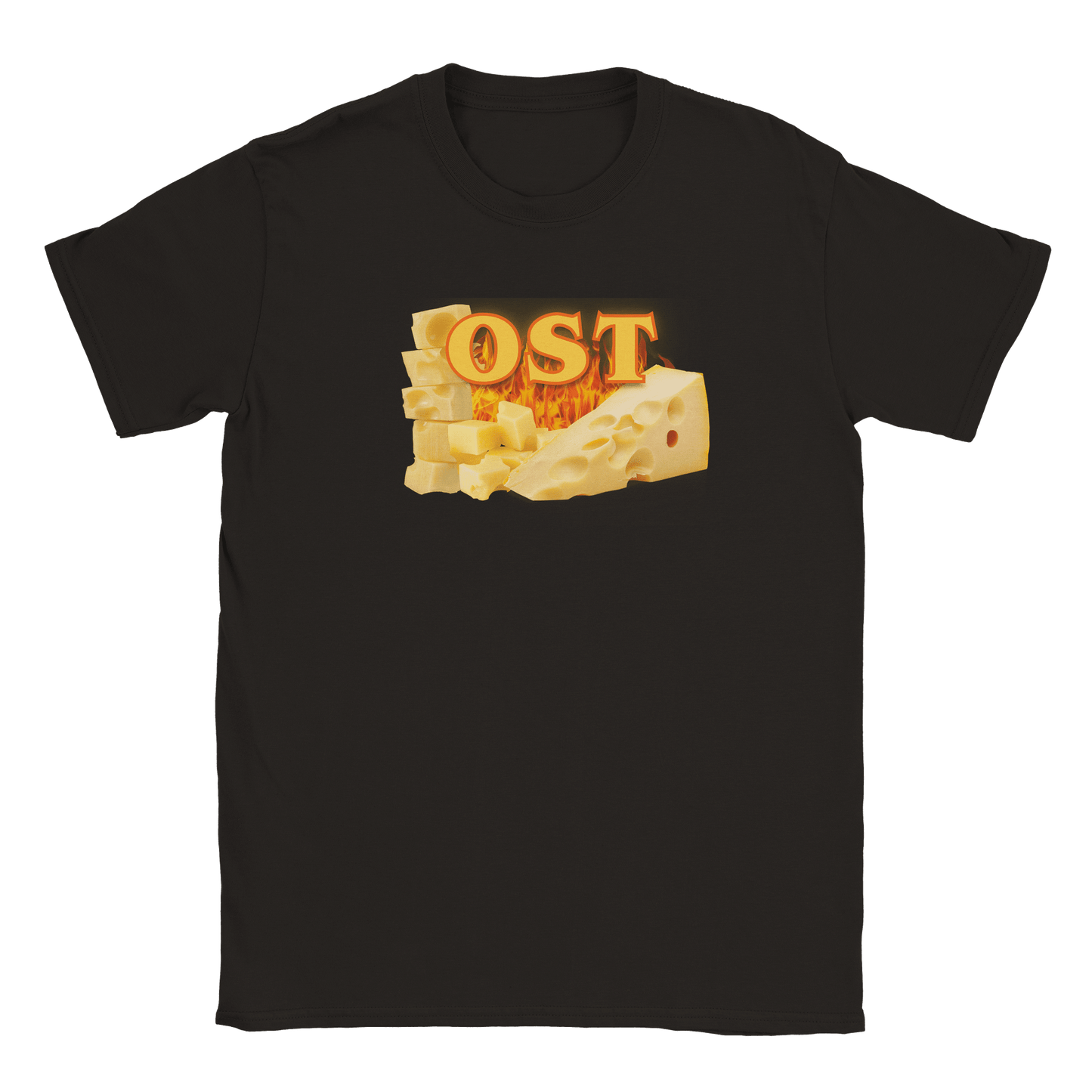 Ost - T-shirt Svart