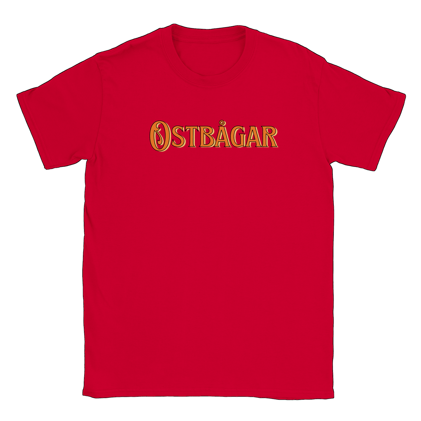 Ostbågar - T-shirt Röd