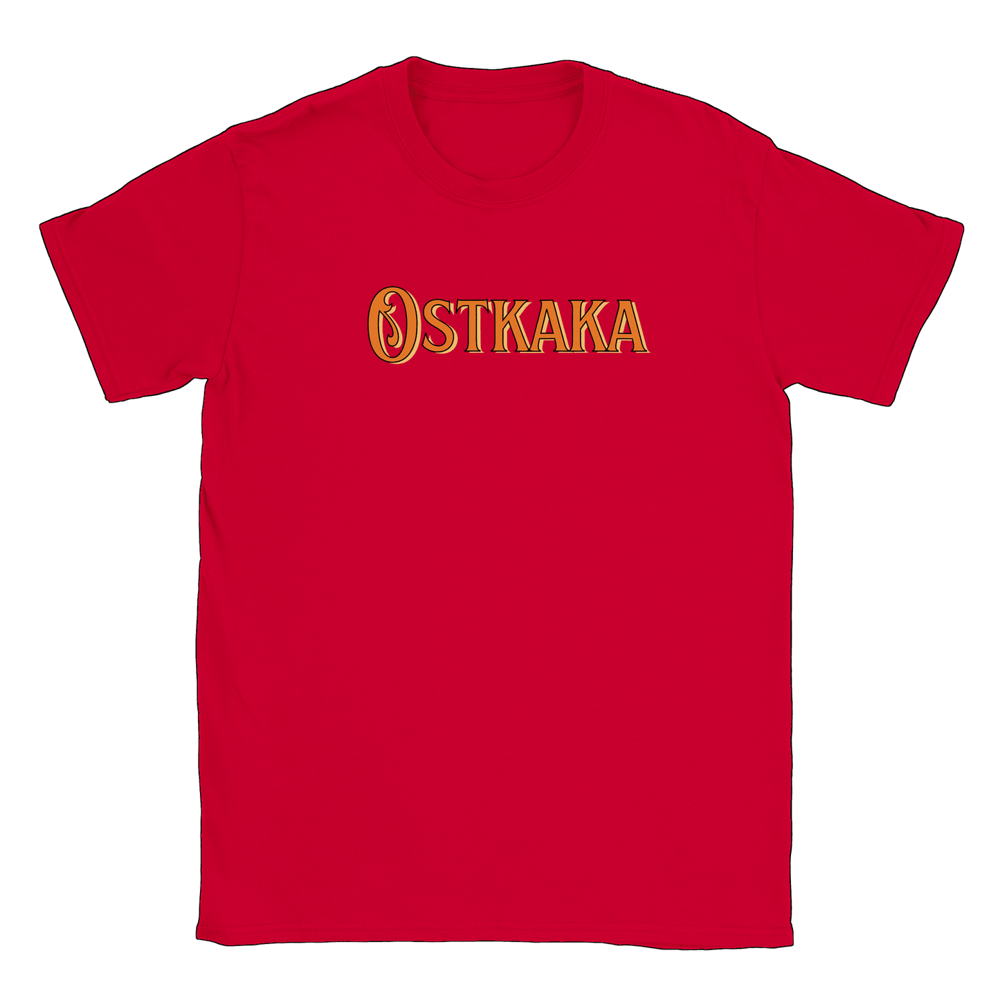 Ostkaka - T-shirt Röd