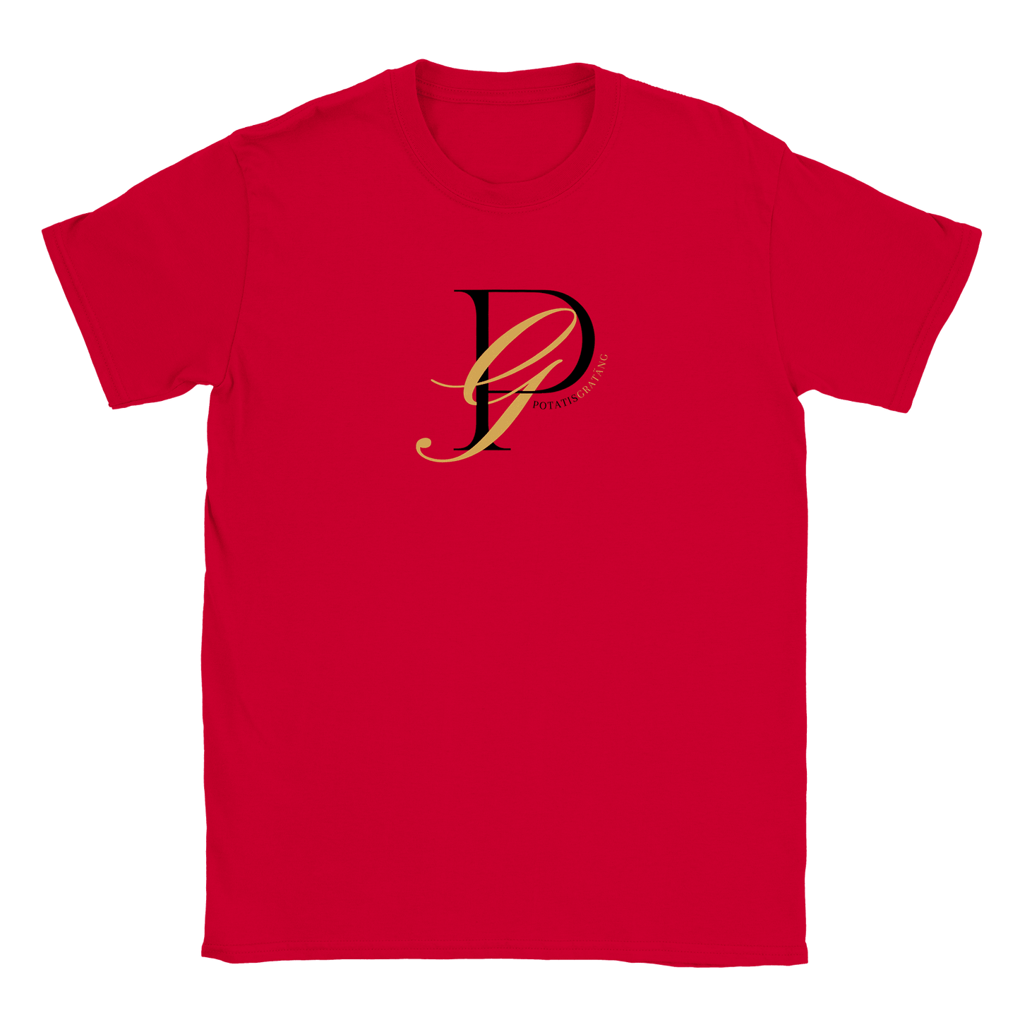Potatisgratäng - T-shirt Röd
