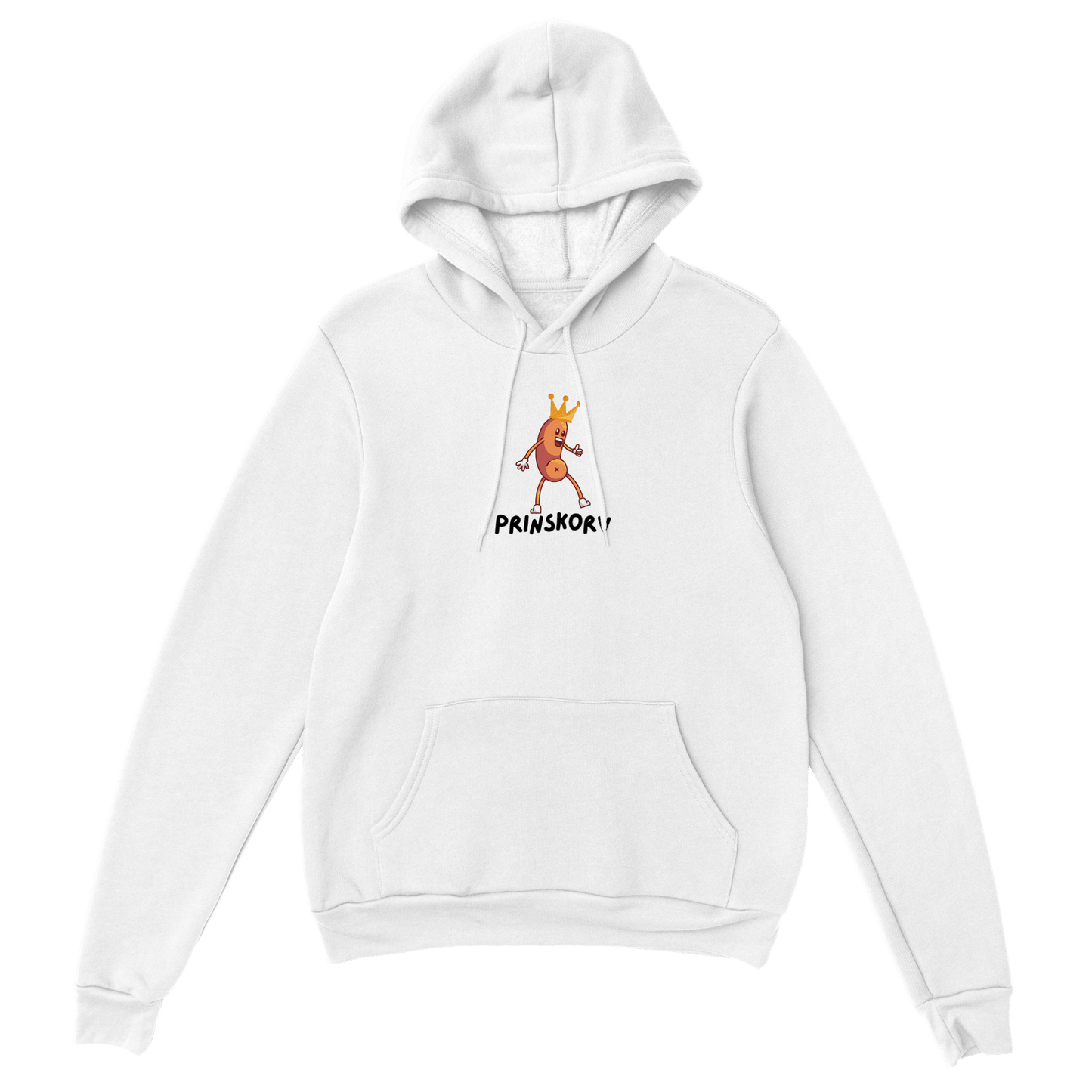 Prinskorv - Hoodie Vit