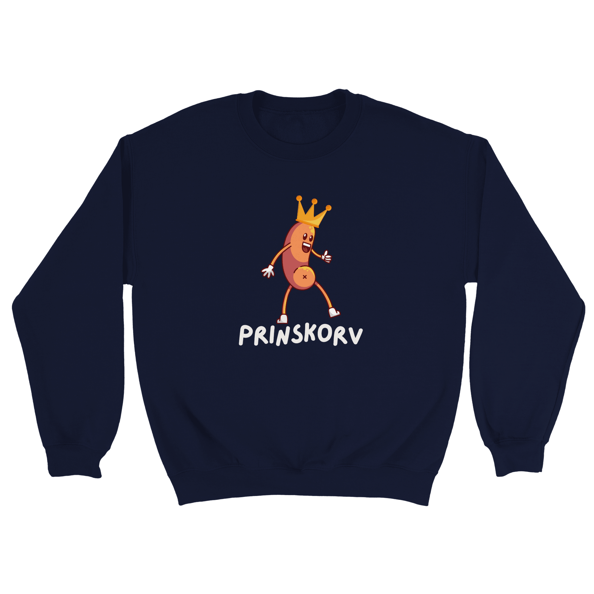 Prinskorv - Sweatshirt Marinblå