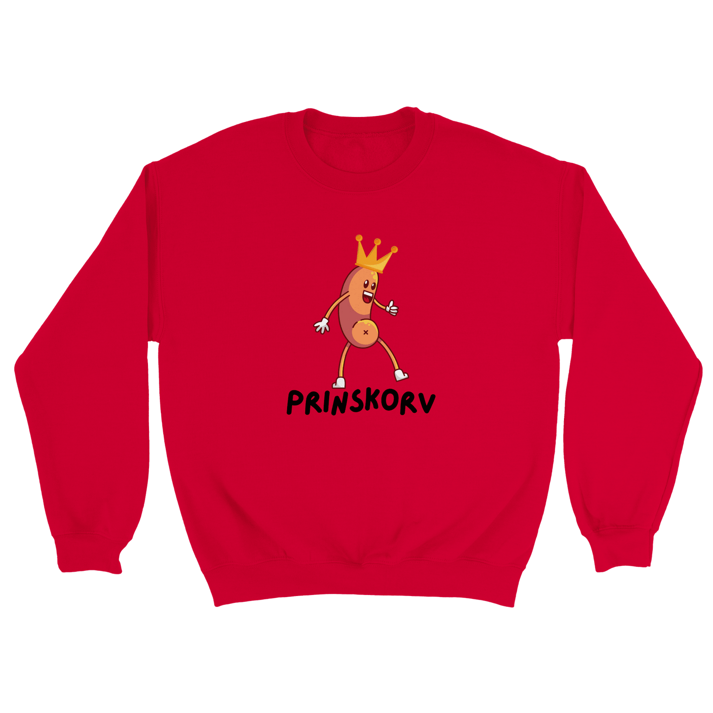 Prinskorv - Sweatshirt Röd