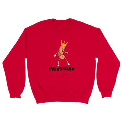 Prinskorv - Sweatshirt Röd