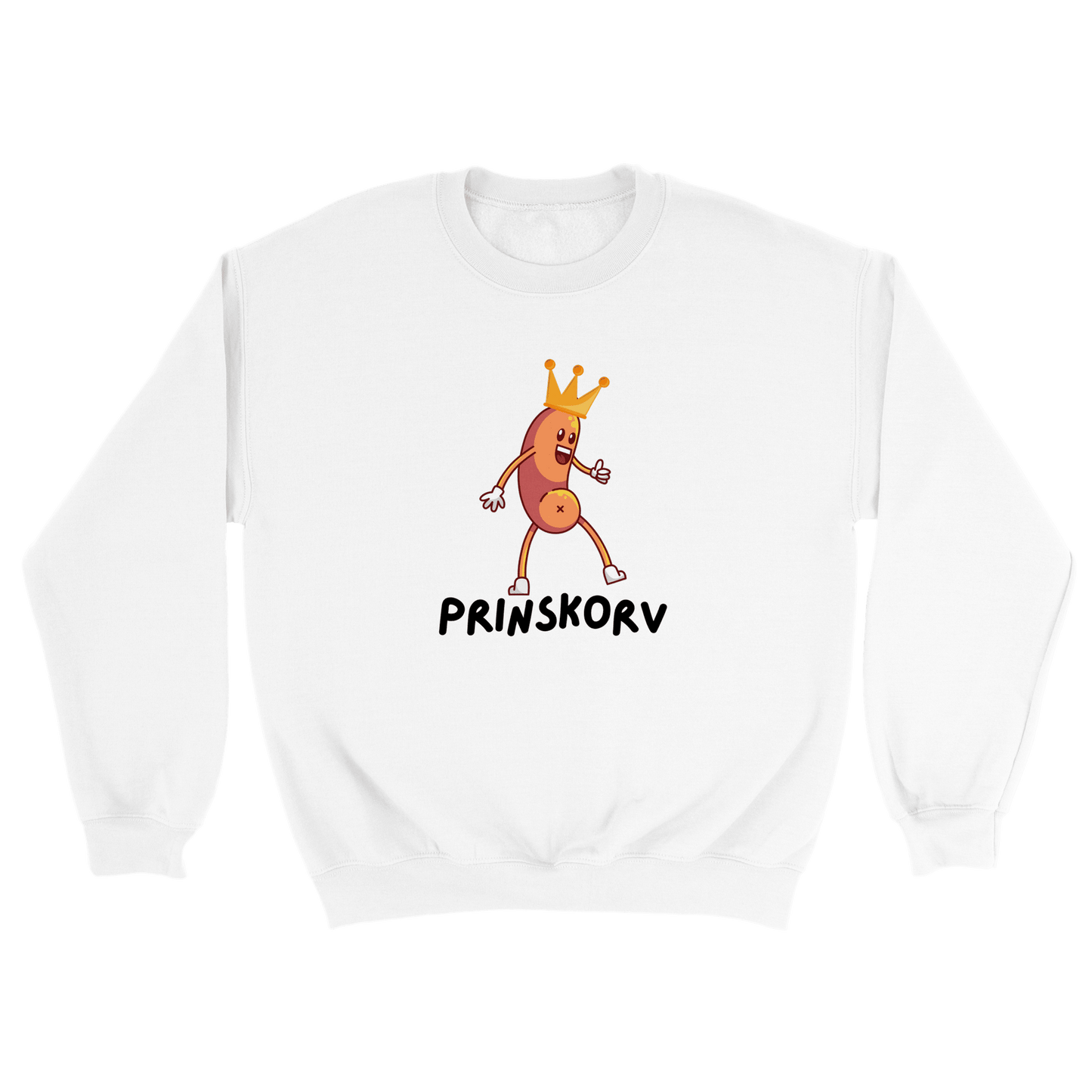 Prinskorv - Sweatshirt Vit