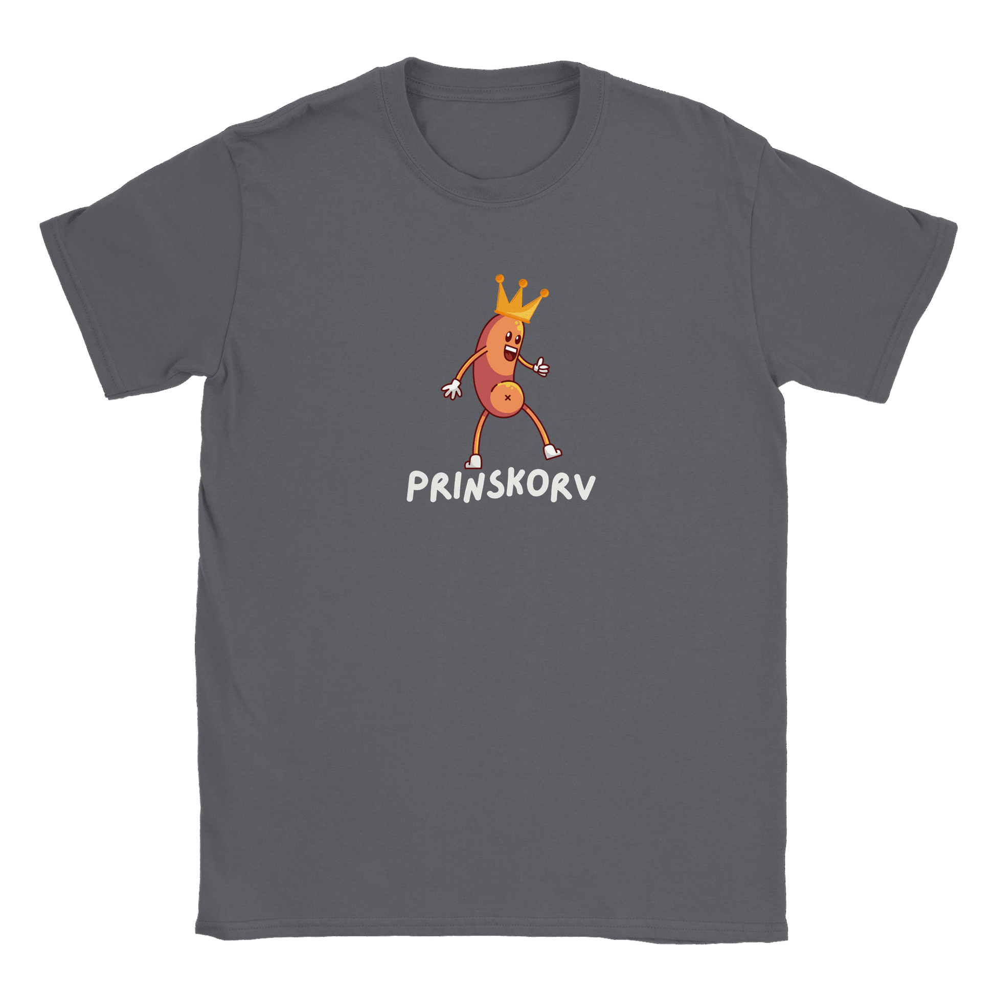 Prinskorv - T-shirt Charcoal