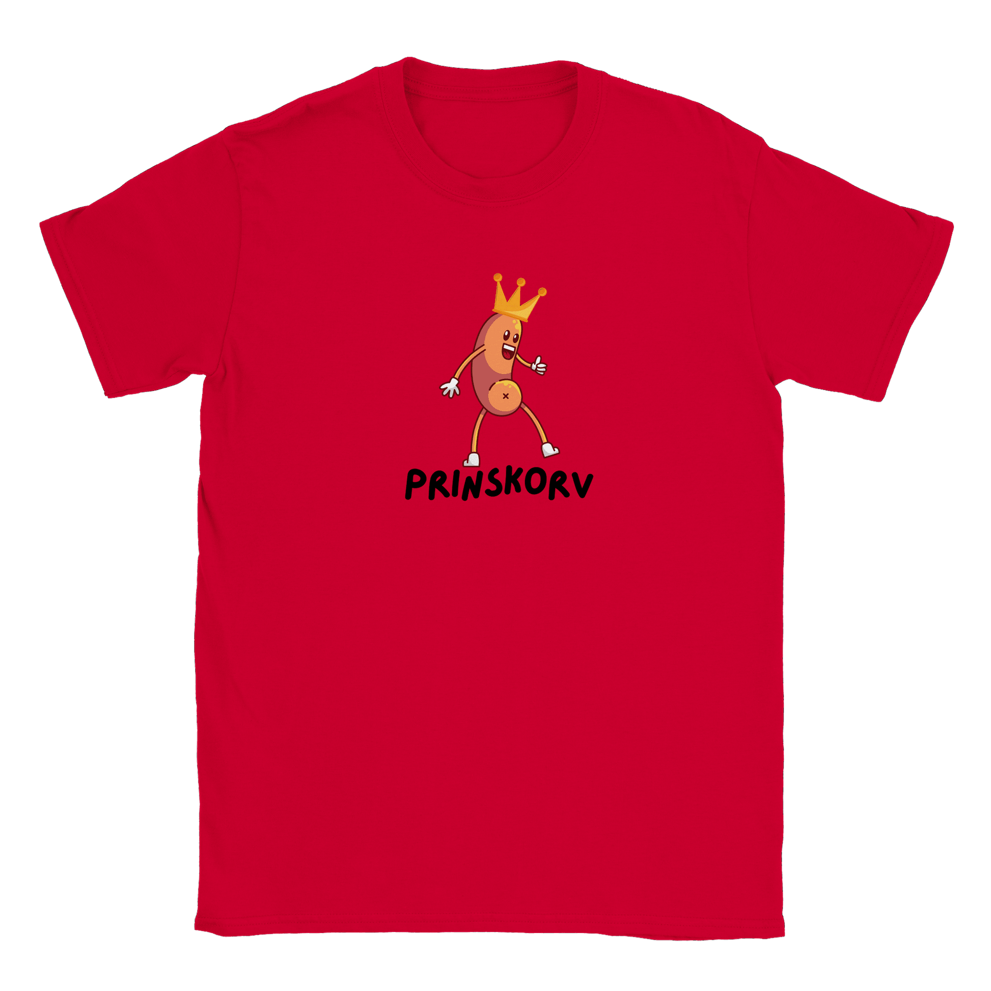 Prinskorv - T-shirt Röd