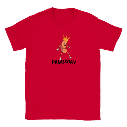 Prinskorv - T-shirt Röd