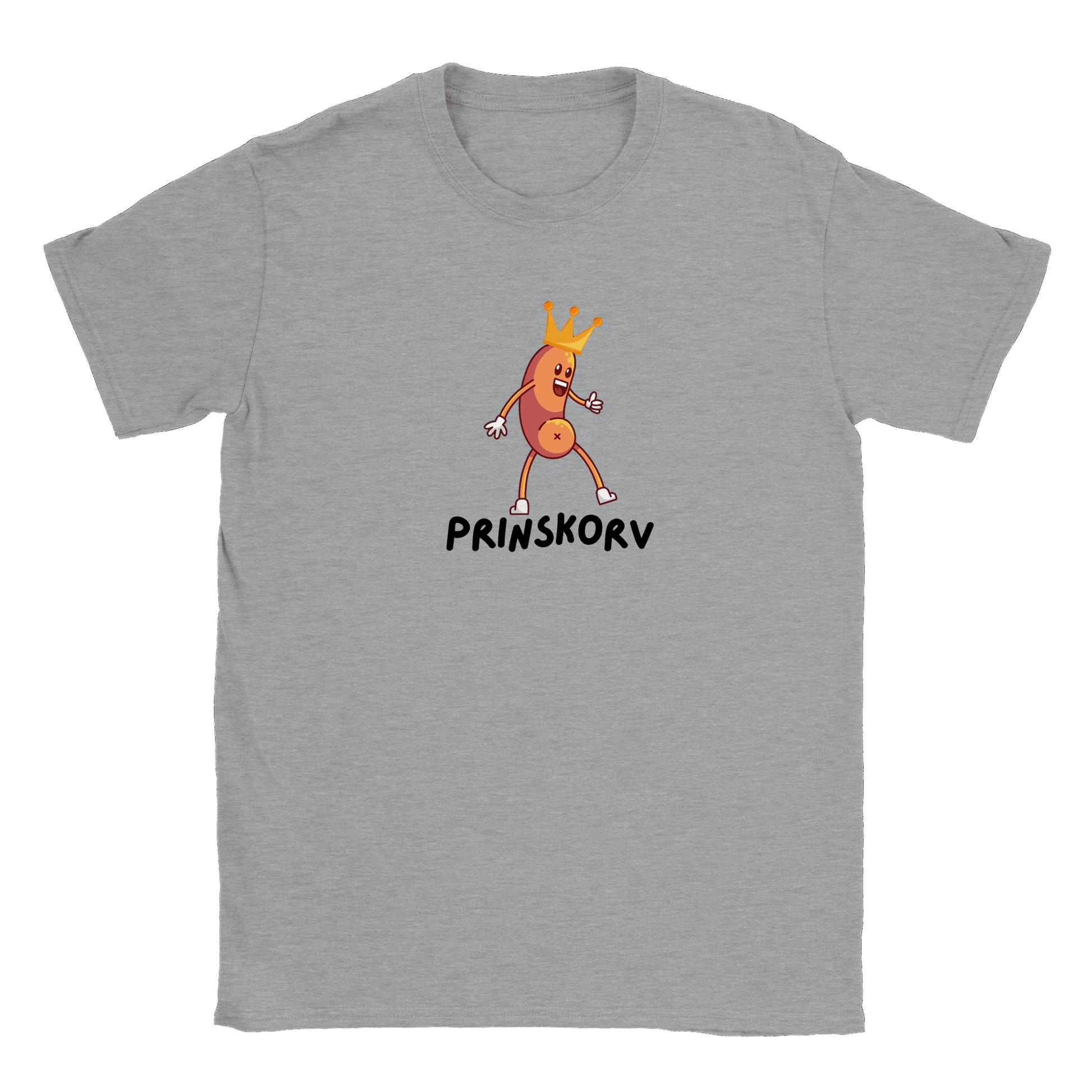 Prinskorv - T-shirt Sports Grey