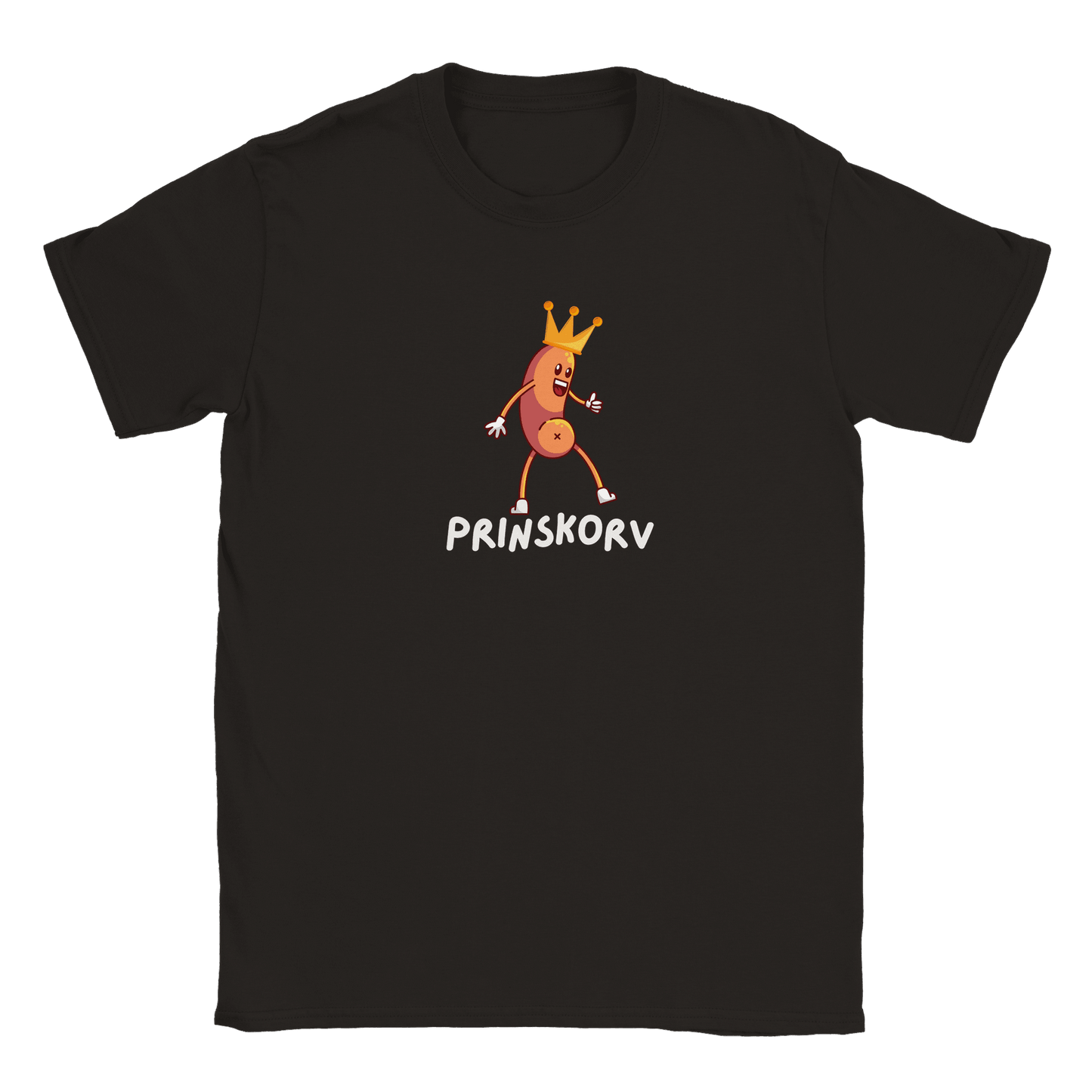 Prinskorv - T-shirt Svart
