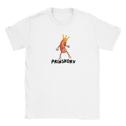 Prinskorv - T-shirt Vit