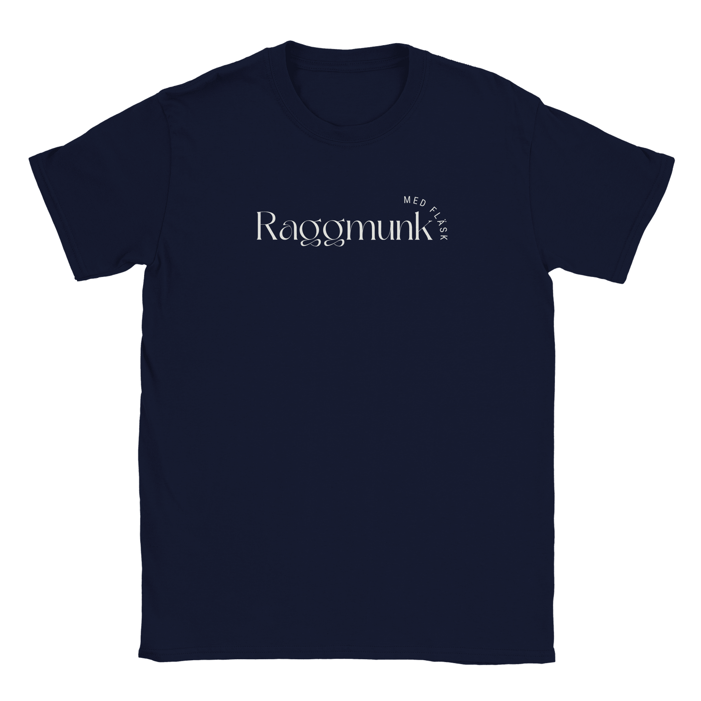 Raggmunk med fläsk - T-shirt Marinblå