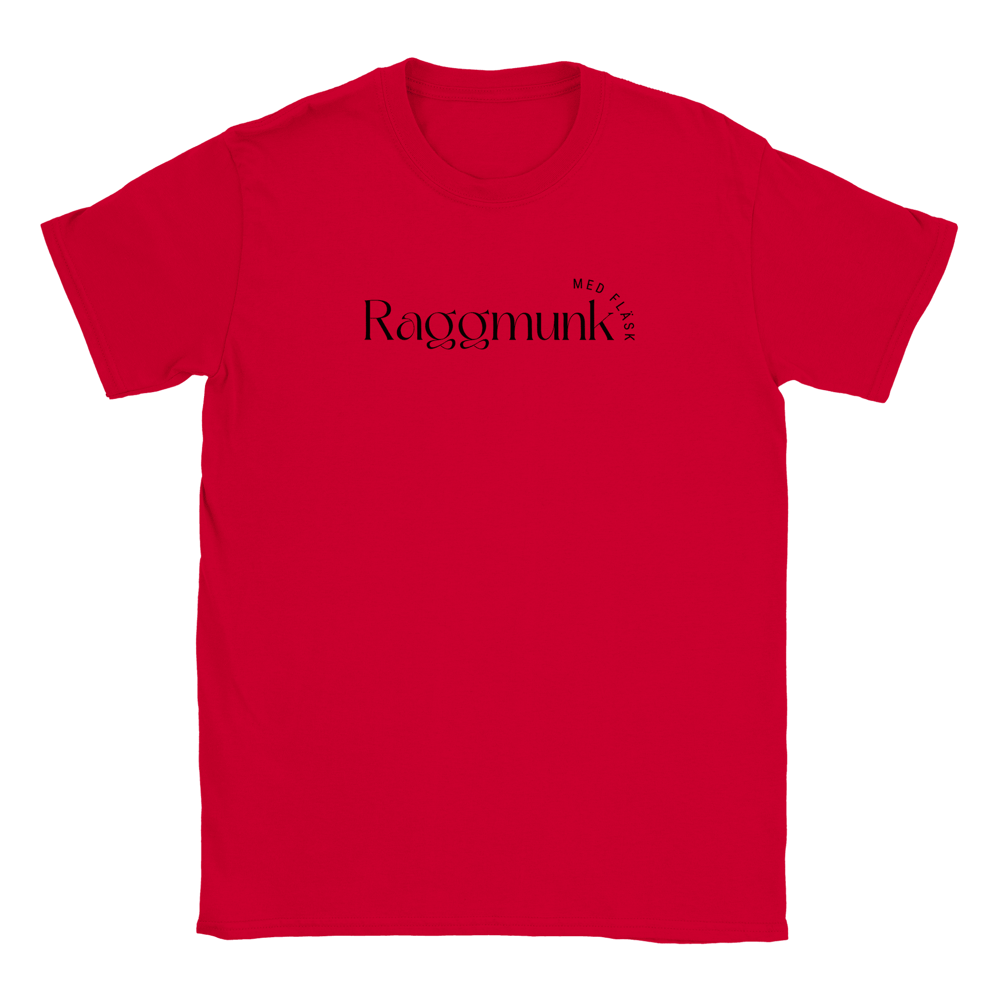 Raggmunk med fläsk - T-shirt Röd