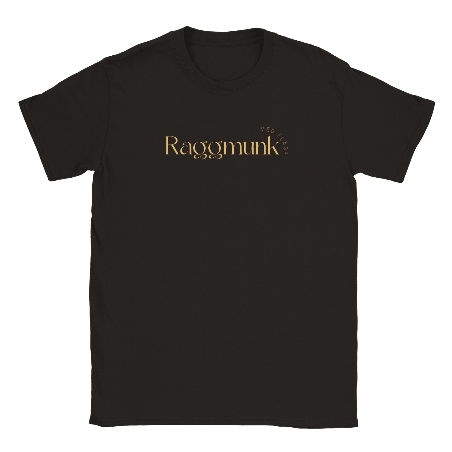 Raggmunk med fläsk - T-shirt Svart