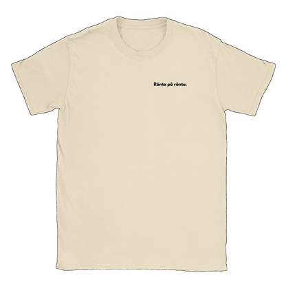 Ränta på ränta liten - T-shirt Beige