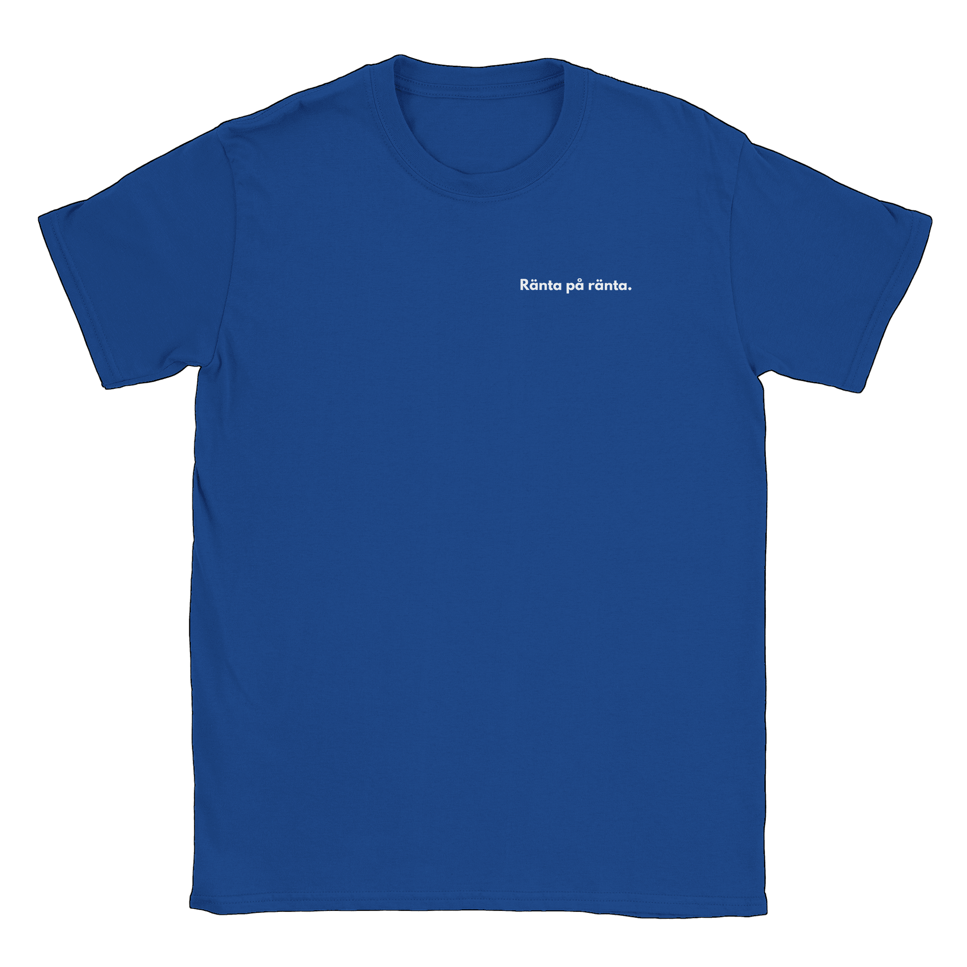 Ränta på ränta liten - T-shirt Blå