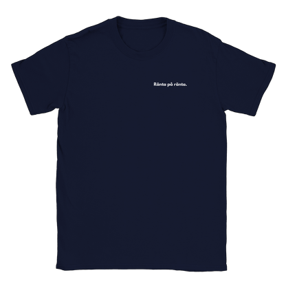 Ränta på ränta liten - T-shirt Marinblå