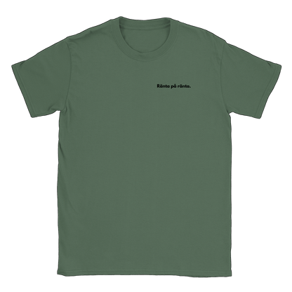 Ränta på ränta liten - T-shirt Militärgrön