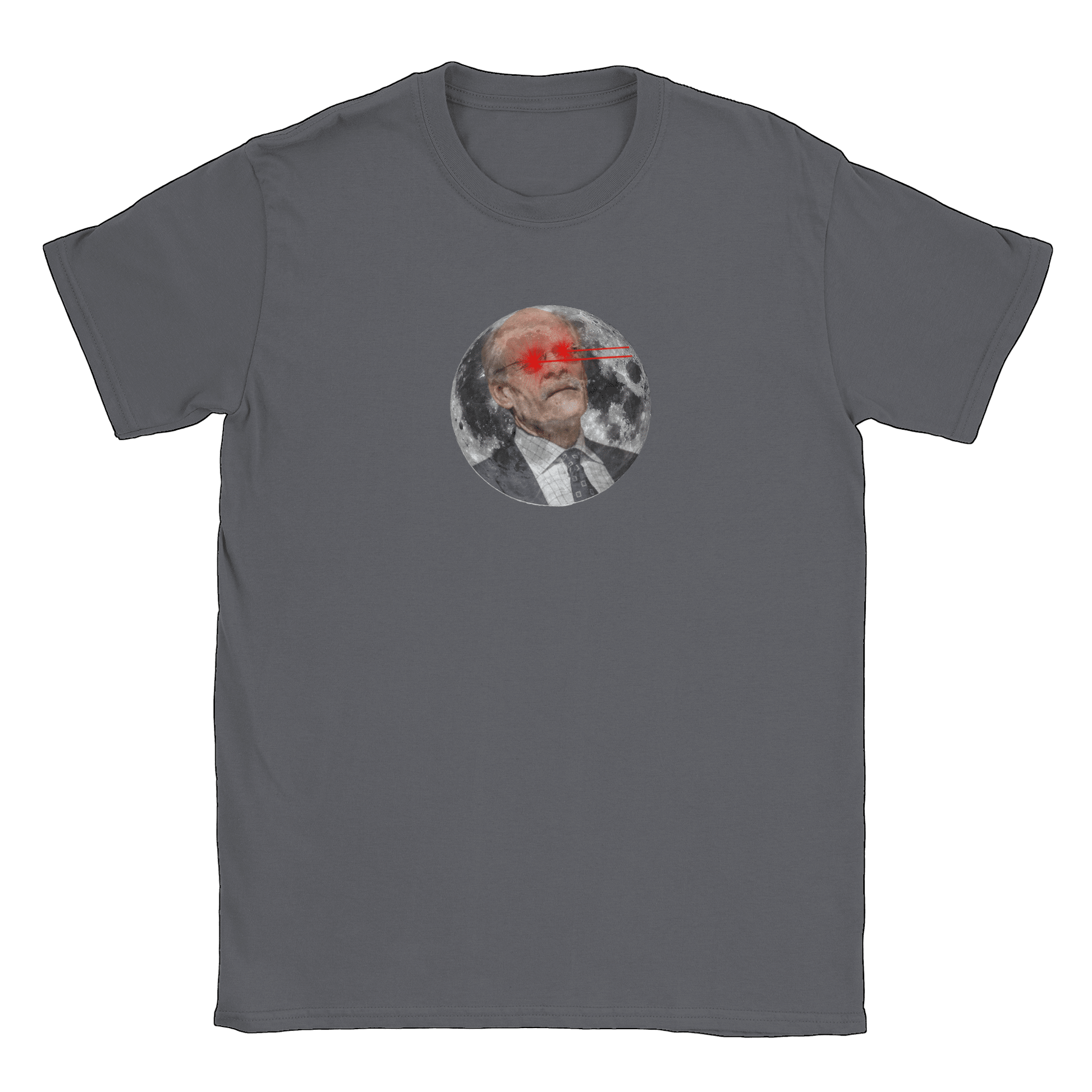 Riksbankschef till månen - T-shirt Charcoal