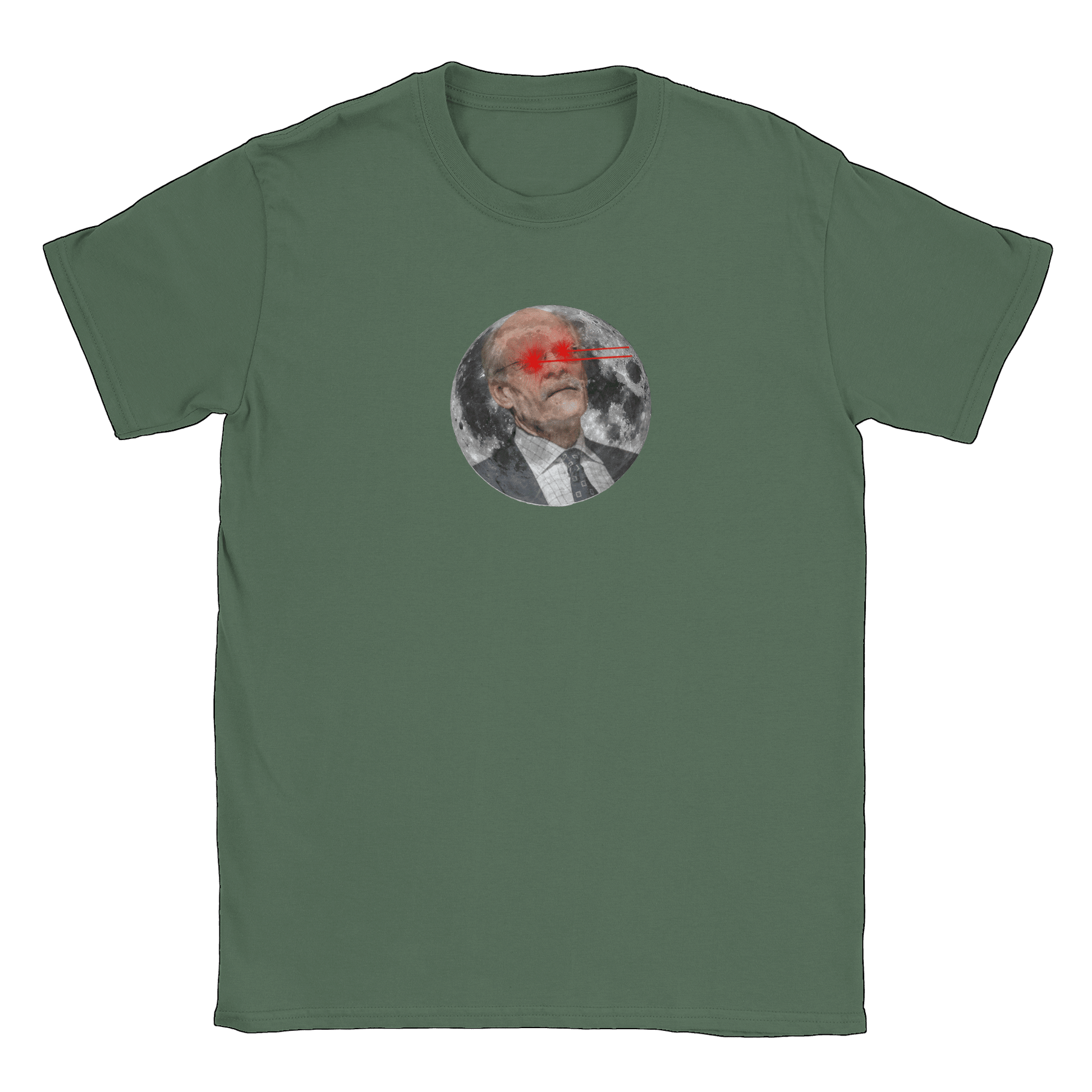 Riksbankschef till månen - T-shirt Military Green