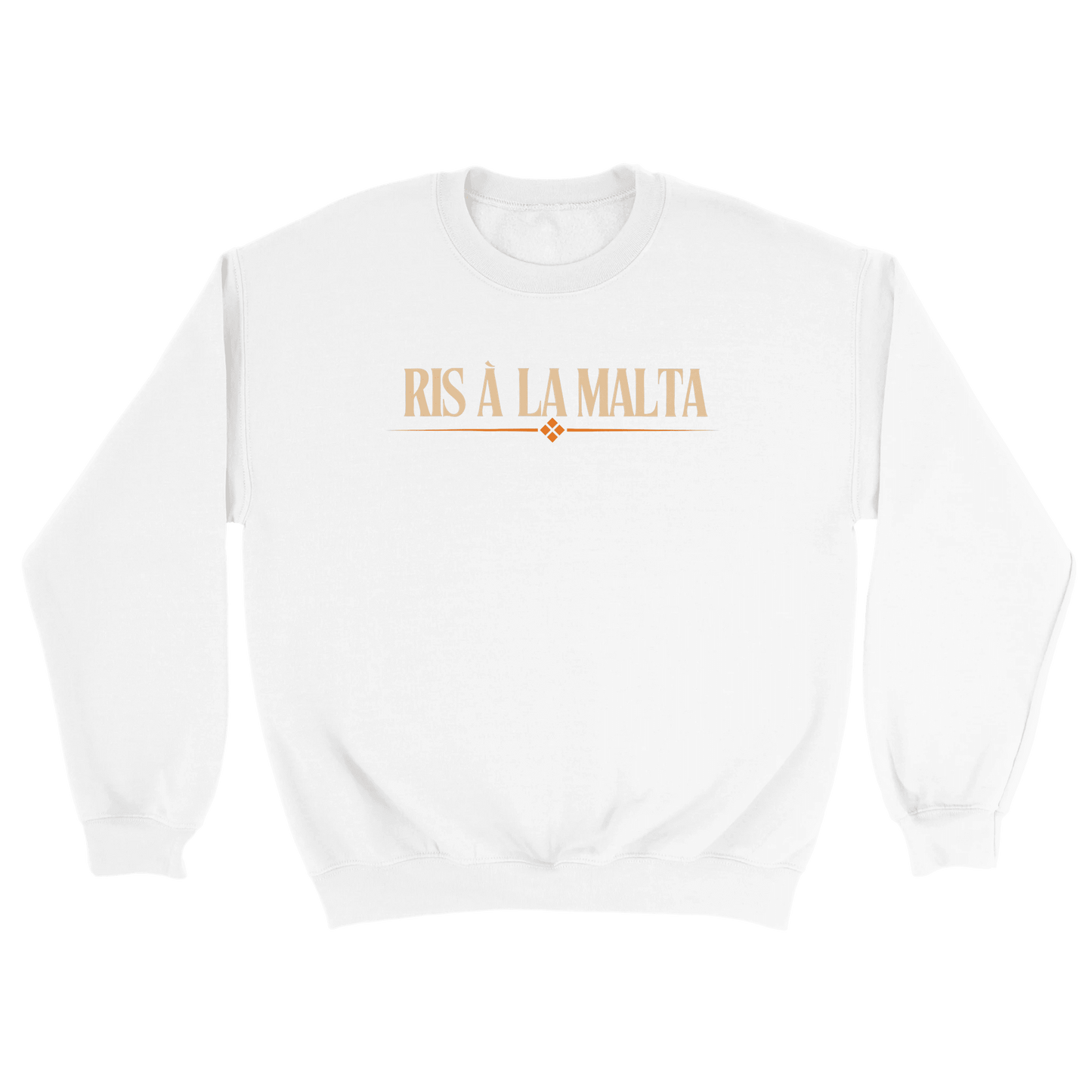 Ris à la Malta - Sweatshirt Vit