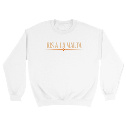 Ris à la Malta - Sweatshirt Vit