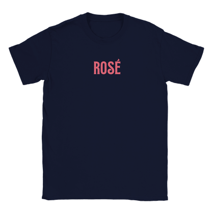 Rosé - T-shirt Marinblå