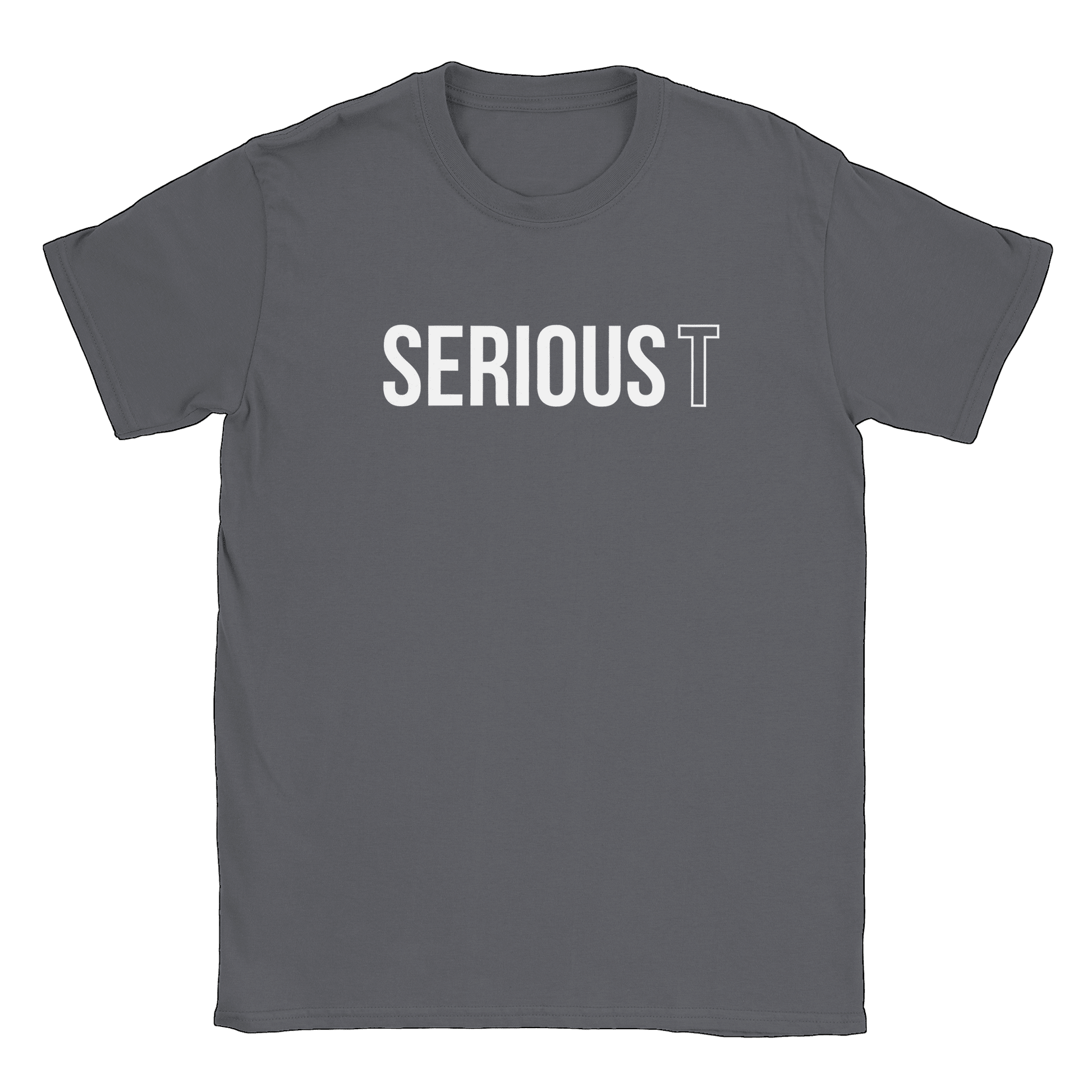 Serious T Logo - T-shirt Charcoal