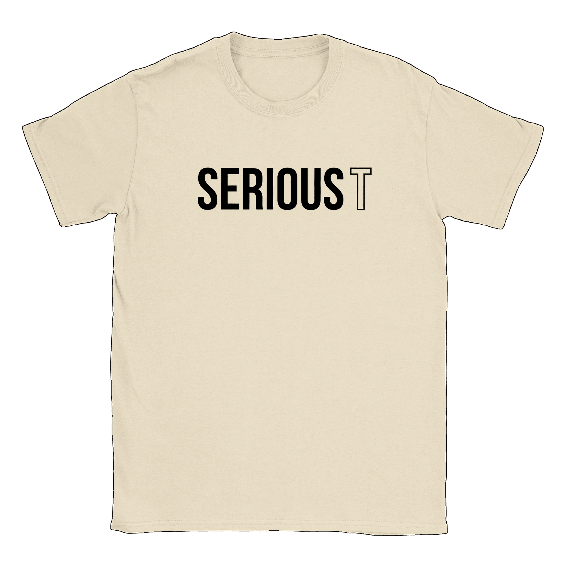 Serious T Logo - T-shirt Natural