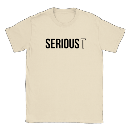 Serious T Logo - T-shirt Natural