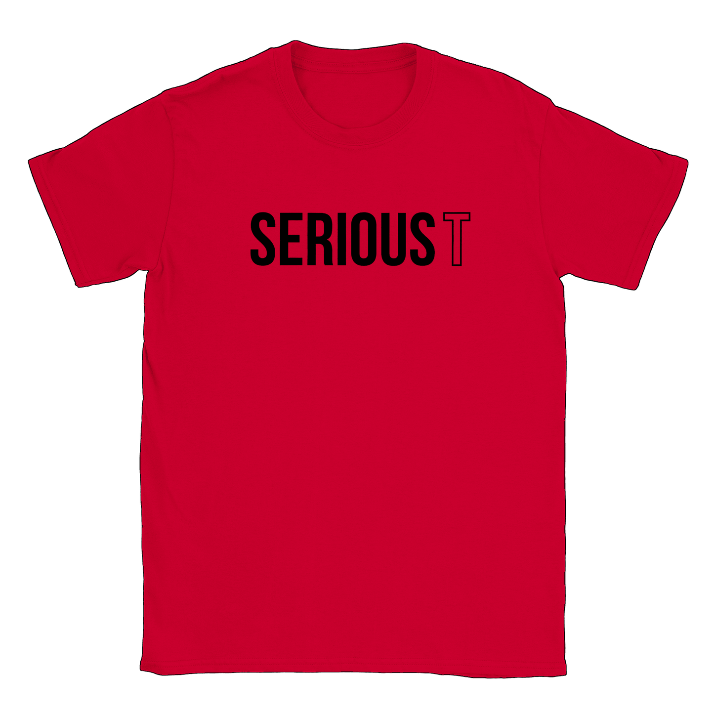 Serious T Logo - T-shirt Röd