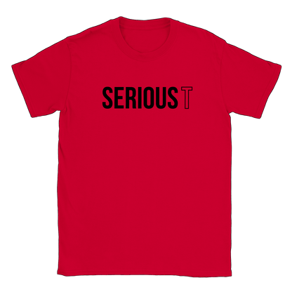 Serious T Logo - T-shirt Röd