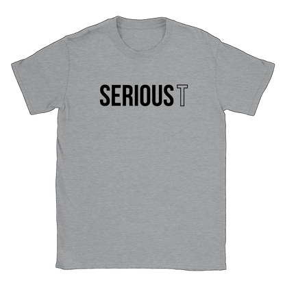 Serious T Logo - T-shirt Sports Grey