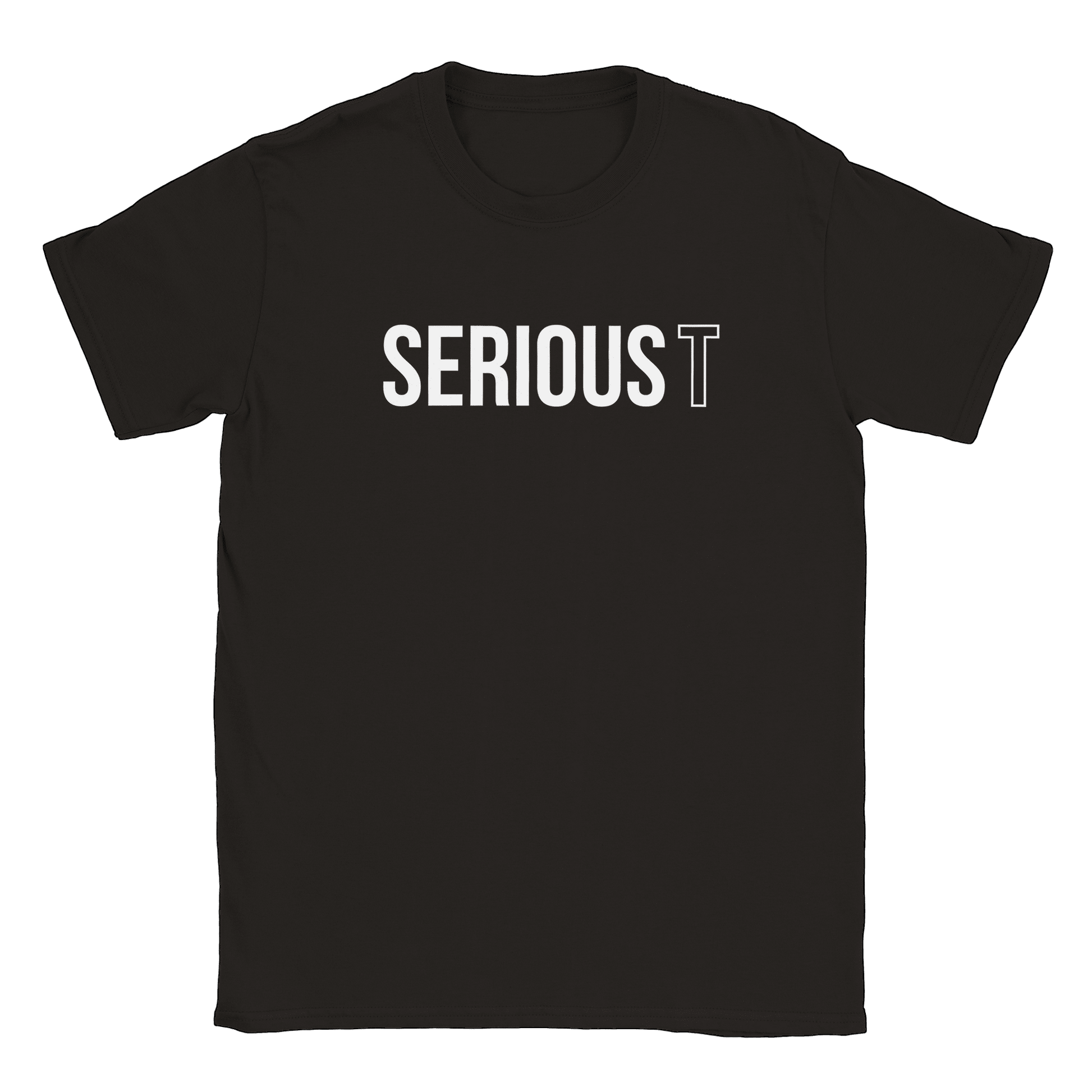Serious T Logo - T-shirt Svart