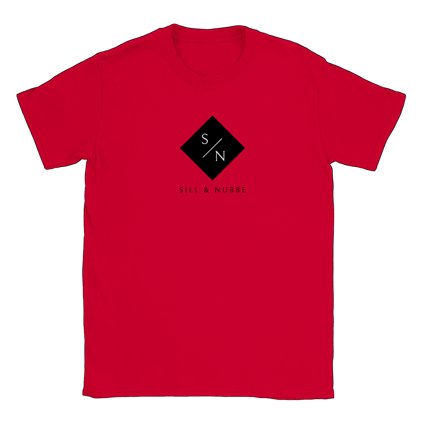 Sill och nubbe - T-shirt Röd