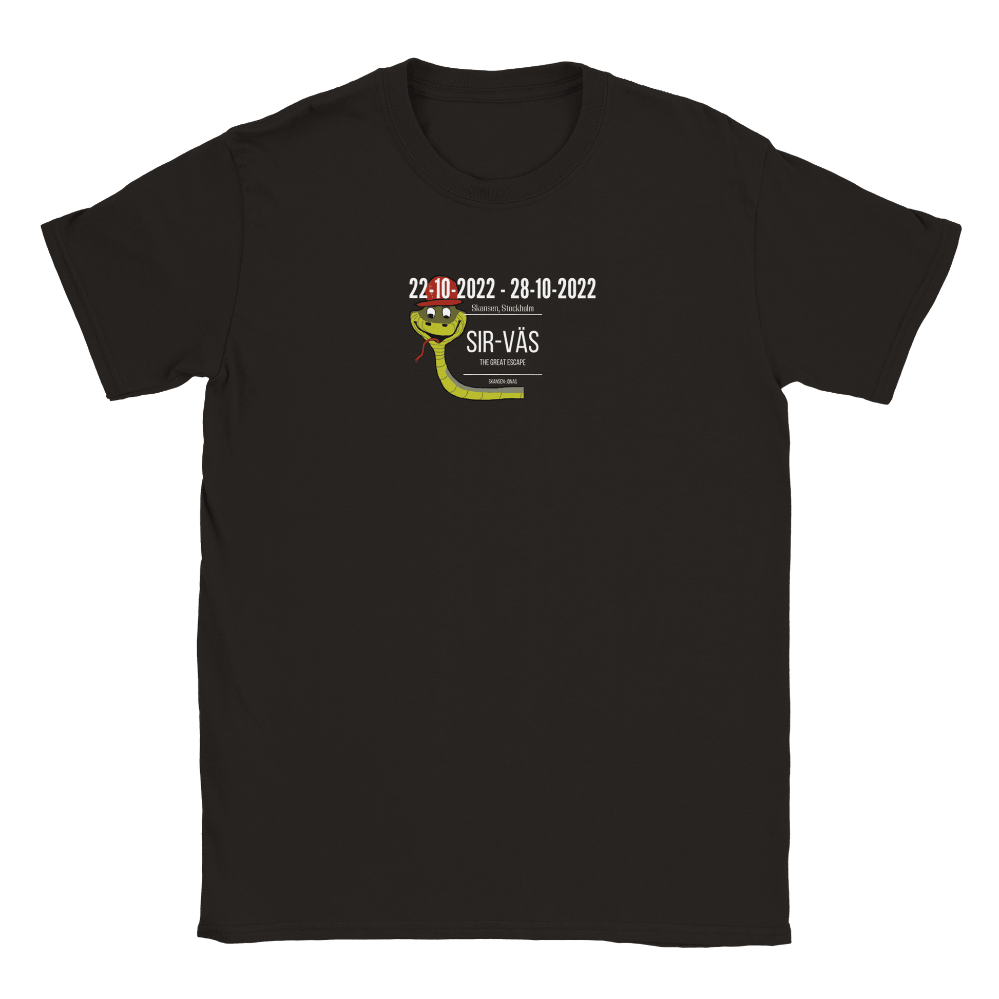Sir-Väs - T-shirt Svart